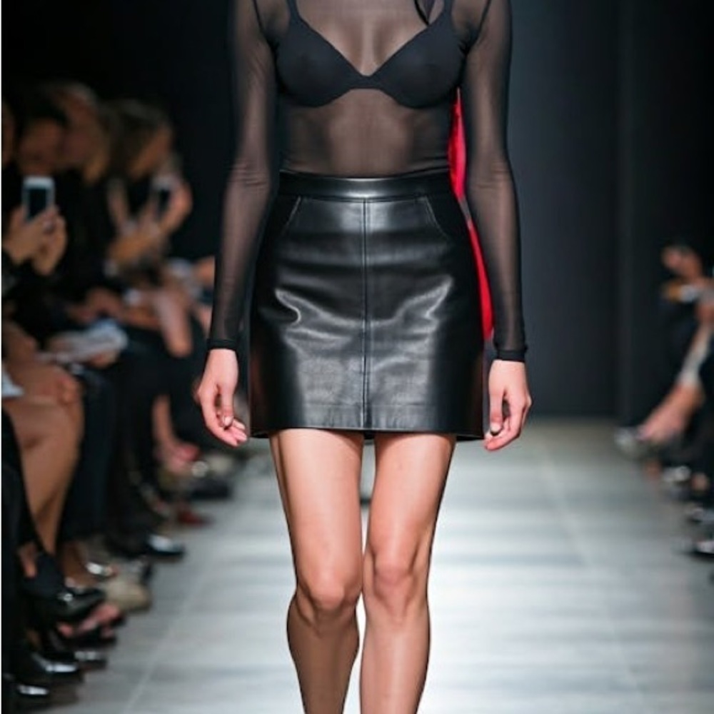 Black sheer women’s top